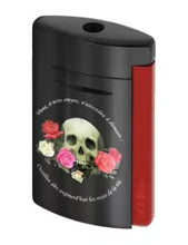 Load image into Gallery viewer, MiniJet Chrome Memento Mori Lighter