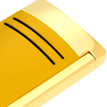 Load image into Gallery viewer, S.T. Dupont Chrome Dragon Gold Lighter
