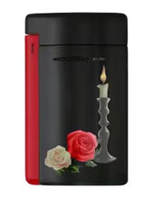 Load image into Gallery viewer, MiniJet Chrome Memento Mori Lighter
