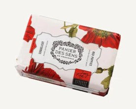 Panier Des Sens Shea Butter Bar Soap - Red Poppies