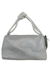 Load image into Gallery viewer, Knotted Mesh Rhinestone Handbag
