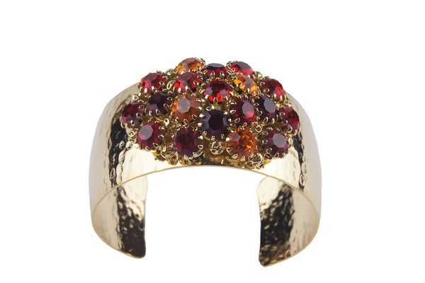 Monnaluna Crystal Dome Bangle