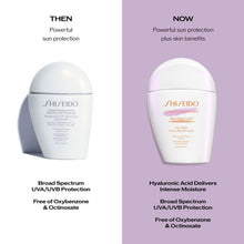 Load image into Gallery viewer, Shiseido Urban Environment Oil-Free Sunscreen SPF 42 Lightweight, daily oil-free sunscreen protects against harmful UV rays, hydrates skin, and doubles as a face primer.
